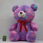 colorful purple teddy