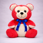 Cute little red monkey soft toy