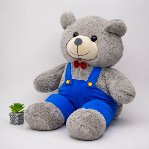 classic dungaree pants teddy bear
