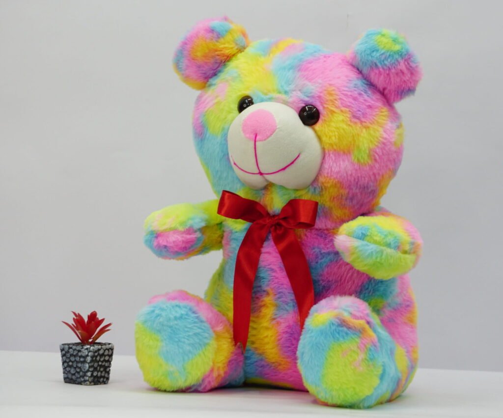 colorful little teddy bear