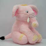 cute pink furry elephant