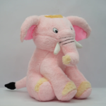 cute pink furry elephant