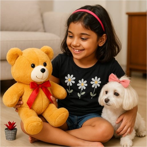 Small brown teddy bear