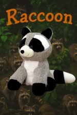 racoon soft toy