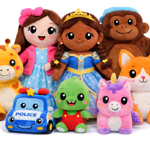 Bulk and wholesale plush toys including custom soft toys for retailers and businesses