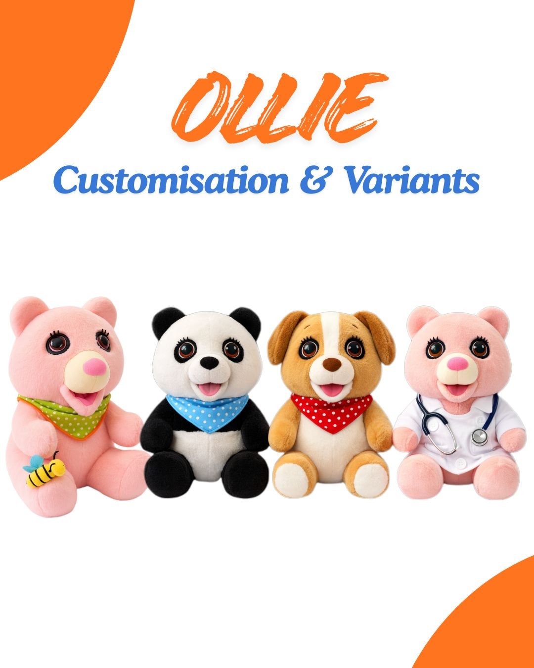 custom interactive plush toys for brands