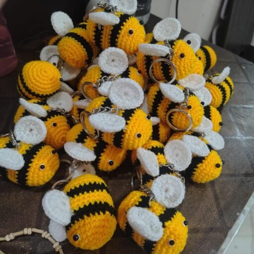custom crochet bunch of keychains in bulk