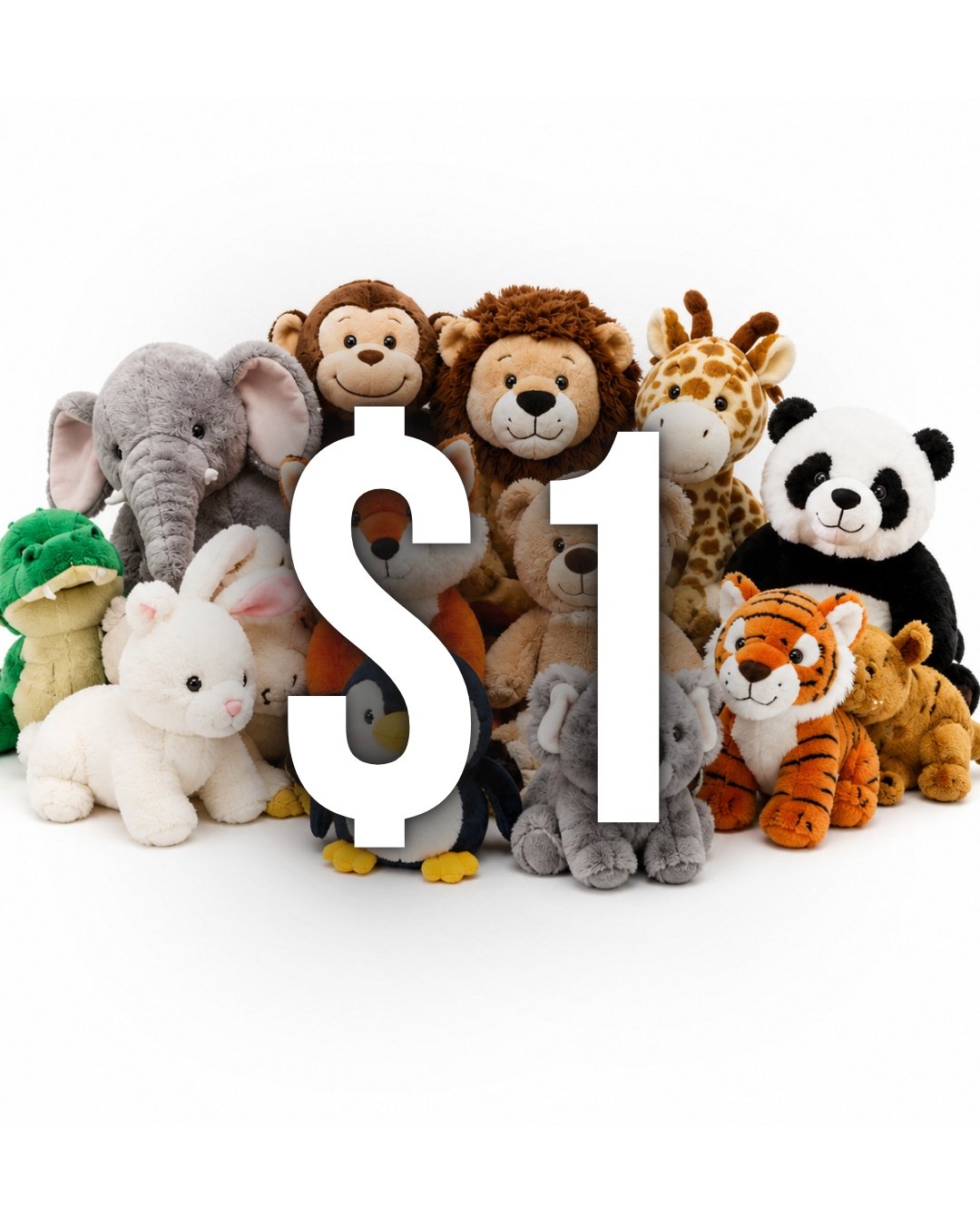 wholesale custom plush toys from $1