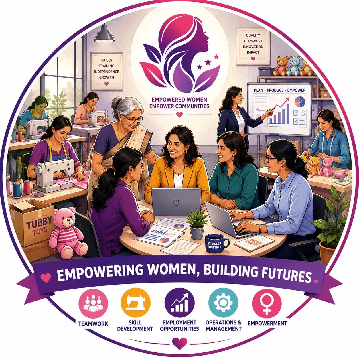NGO partnership for women employment